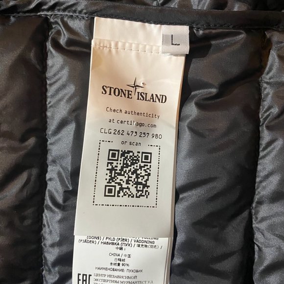 Stone Island Down Jacket, Size L - Picture 7 of 10